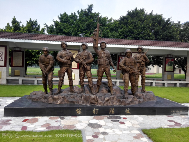 指揮學(xué)院軍史雕塑設(shè)計