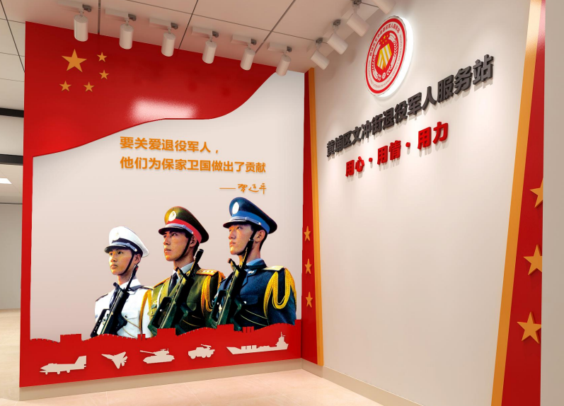 退役軍人服務(wù)站黨建設(shè)計